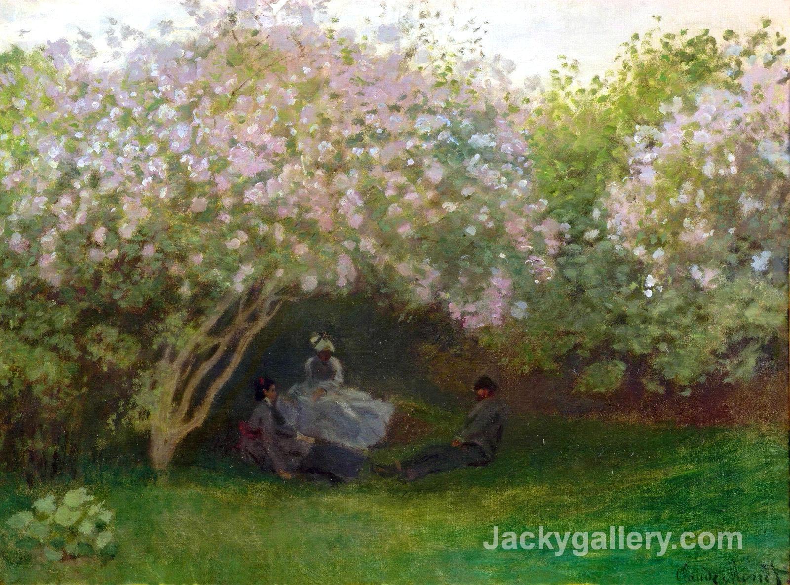 Lilacs, Grey Weather by Claude Monet paintings reproduction